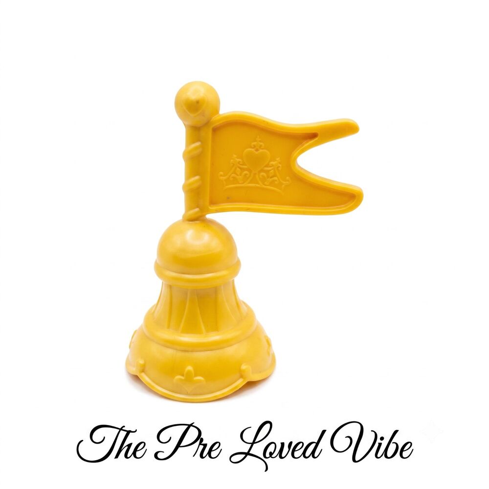 Fisher Price Little People Disney Dancing Palace Princess Gold Royal Flag